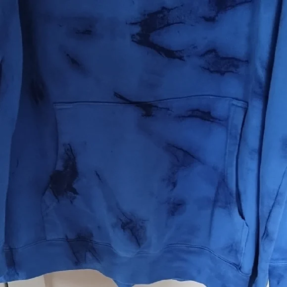 Jeffree Star Blue Tie-Dye Hoodie with Orange Logo - Picture 4 of 6